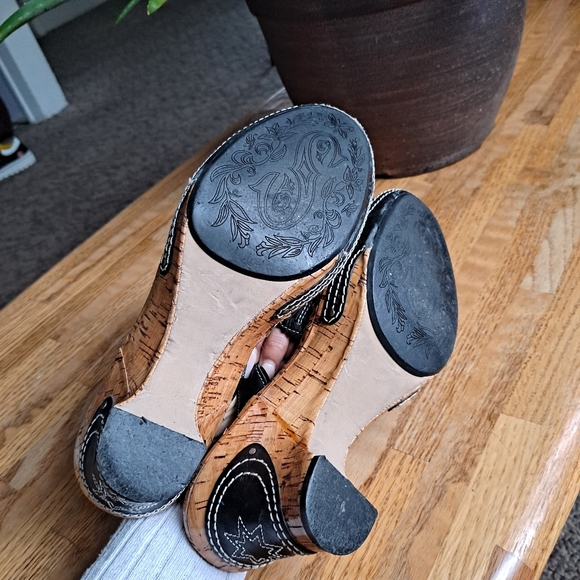 Sonora Cork Wedge Sandals - Picture 6 of 6